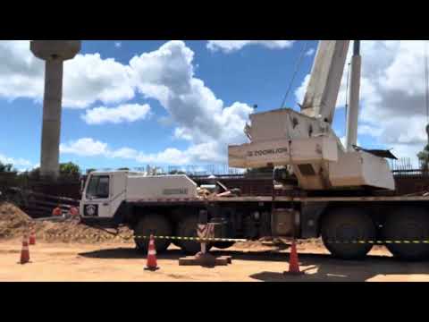 Construção da ponte em São Francisco MG atualização dia 14/04/26