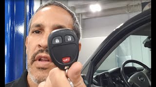 How to fix Key Remote FOB that will not program Chevy Silverado truck