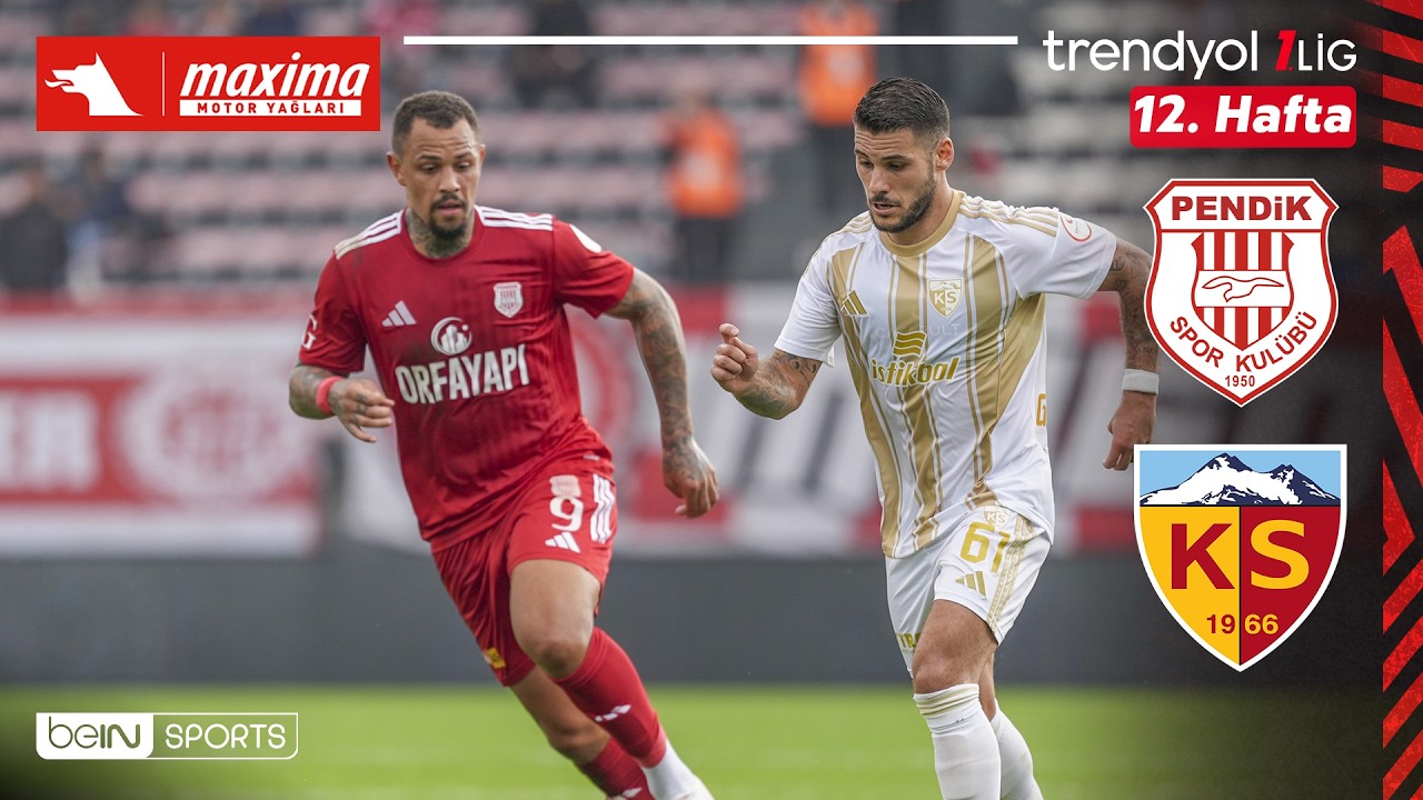 2026-2027 TFF 1.Lig PENDİKSPOR - KAYSERİSPOR 2-2 Maç Özeti