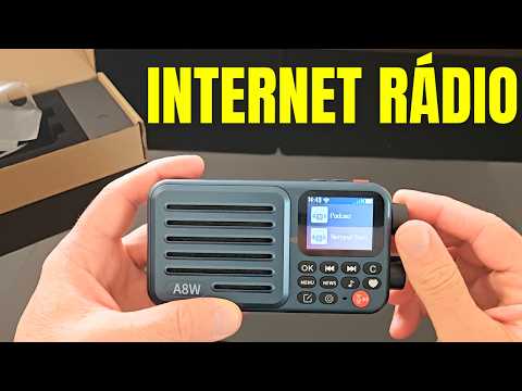 Choyong A8W  Rádio Internet com Mais de 40 Mil Emissoras