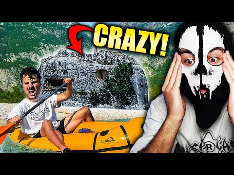 Whitewater descent to a camouflaged island bunker! 😱