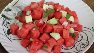 Watermelon Salad Recipe || Refreshing Watermelon Salad || Summer Special Salad