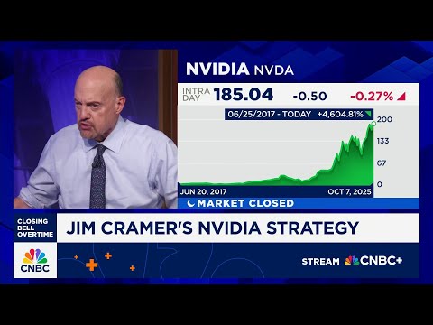 Jim Cramer on Nvidia: CEO Jensen Huang has a view 20 years ahead, not two quarters ahead