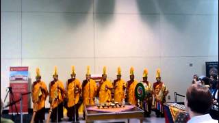 Tibetan Buddhist Monks Chanting May 2013 New Orleans Dalai Lama Visit