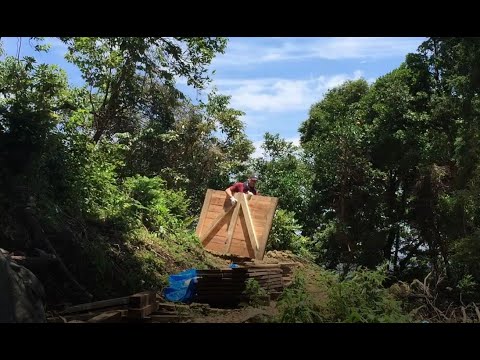 Making a Barn Door for my Timber Frame Tiny House (S2E46)