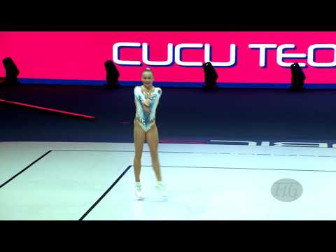 CUCU Teodora (ROU) - 2021 Aerobic Worlds, Baku (AZE) Qualifications Individual Women