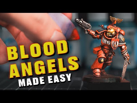Warhammer 40k Space Marines | Painting Blood Angels Just Got EASY!