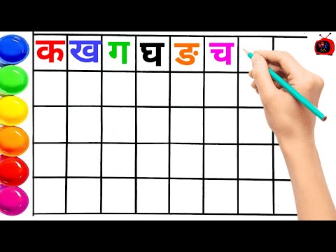 Ka to Gya✍🏻 | Hindi Varnamala Vyanjan | "Learn fun letters from Ka to Gya 🎉📚ABC Lulu Tv