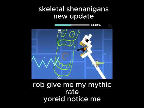 SKELETAL SHENANIGANS NEW UPDATE  #geometrydash #gd #boss #bossfight #skeletalshenanigans #peak