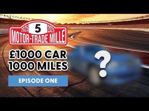 Episode 1: £1000 Car, 1000-mile Charity Rally | Dealerkit Takes on Motor Trade Mille 2025