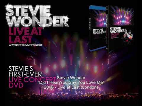 Stevie Wonder - Did I Hear You Say You Love Me (Live At Last)