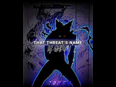 THE HERO HUNTER GAROU 😈🥶 | ONE PUNCH MAN EDIT🐐🔥 #anime #youtubeshorts #onepunchman #garou