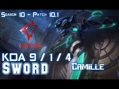 GRF Sword CAMILLE vs JAYCE Top - Patch 10.1 KR Ranked