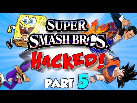 Robbie Rotten, the Dong, and Anime Battles! Smash for Wii U Hacked Part 5!!