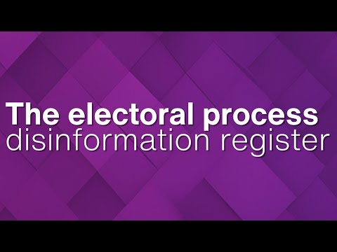 Disinformation register - Australian Electoral Commission