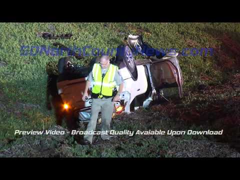 DEL MAR: Rollover Crash Injuries Multiple People 6/12/15
