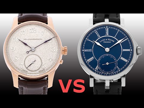 $70,000 German Watch Comparison - Lang & Heyne Friedrich III VS Moritz Grossmann Tremblage