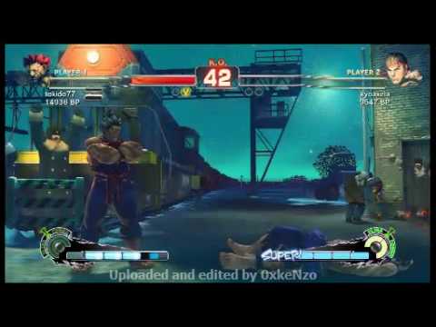 Super Street Fighter 4 Tokido (Akuma,Gouki) vs Kyoaxela,Gaea0127 (Ryu) 10.06.2010 Part 4