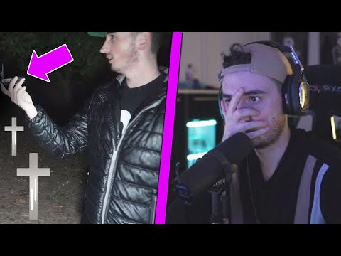 Marcel reagiert ängstlich auf sein Friedhofsvideo (absolute Panik) | Halloween Special