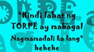 Torpedo by  Eraserheads with lyrics