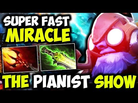 The Plays That You Won't See Every Day | Miracle Crazy Fast Hands Tinker - The Pianist Show Dota 2