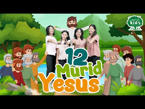 Gerak Lagu Sekolah Minggu 🙋🏻‍♂️ Dua Belas Murid Yesus 🧑🏻‍🤝‍🧑🏼