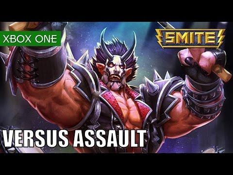 SMITE Gameplay Xbox One Assault Versus as Raijin - Banging them taiko drums