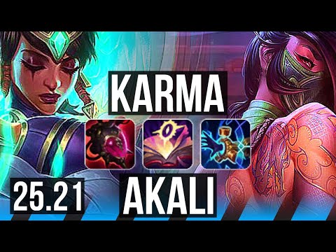 KARMA vs AKALI (MID) | 8/3/15, Godlike | EUW Master | 25.21