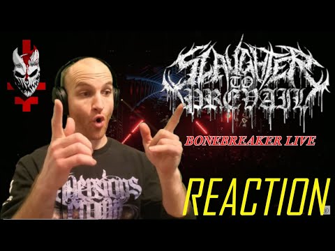 (BEST LIVE DEATHCORE BAND?) | SLAUGHTER TO PREVAIL - "Bonebreaker (Live)" - REACTION / REVIEW