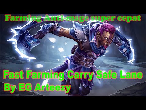 Arteezy Anti-Mage is Back - Dota 2 Pro Guide by EG.Arteezy Carry Safelane with fast farming