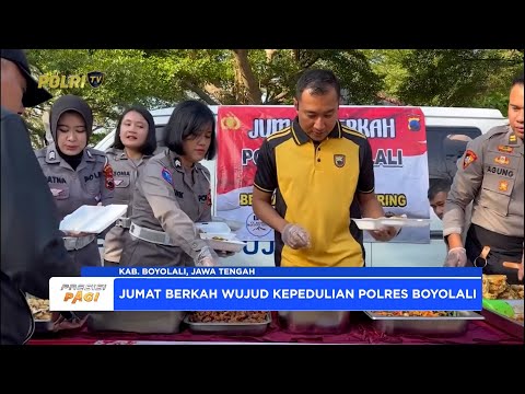 KAPOLRES BOYOLALI LAYANI WARGA DI WARUNG MAKAN GRATIS DALAM PROGRAM JUMAT BERKAH