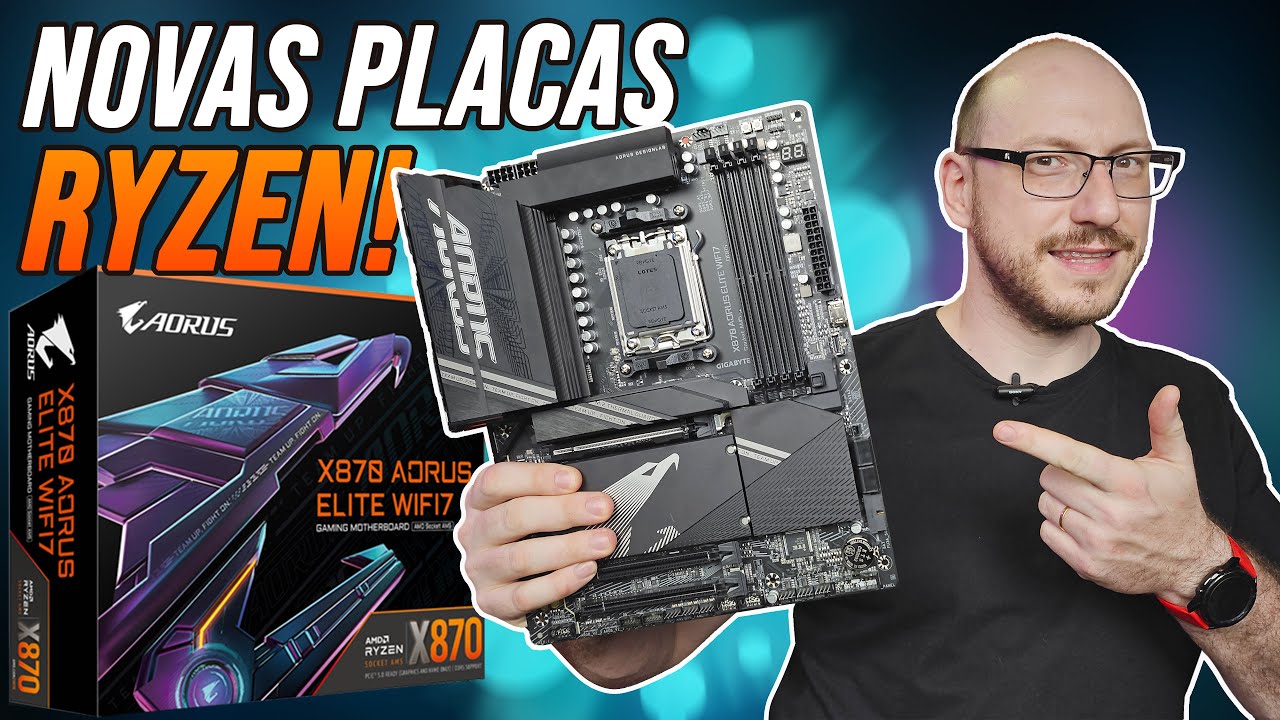 Pra que X870E? Gigabyte X870 Aorus Elite WIFI7!