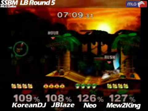 KoreanDJ (Fox) & Marcus (Sheik) vs Mew2King (Fox) & NEO (Marth) 2