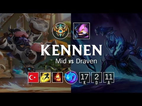 Kennen Mid vs Draven - TR Challenger Patch 8.23