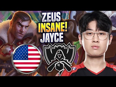 ZEUS IS INSANE WITH JAYCE! - T1 Zeus Plays Jayce TOP vs Ornn! | Bootcamp 2022