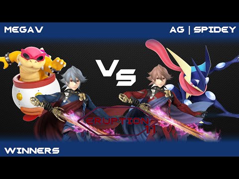 Eruption 11 Smash 4 - MegaV(Corrin/Bowser Jr) vs AG | Spidey(Corrin/Greninja) - Winners
