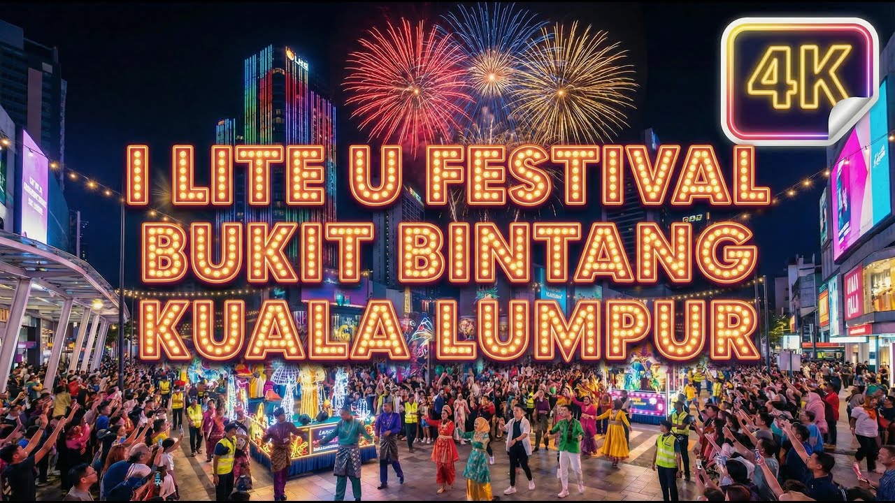‘I LITE U’ | Visit Malaysia 2026 Festival @ Pavilion Bukit Bintang, Kuala Lumpur 🇲🇾 (4K)