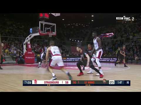 Strasbourg vs Le Mans  - Tous les paniers