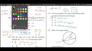 PART 6 - PYTHAGOREAN TRIPLES