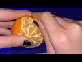 Satisfying ASMR Tangerine Fruit Peeling