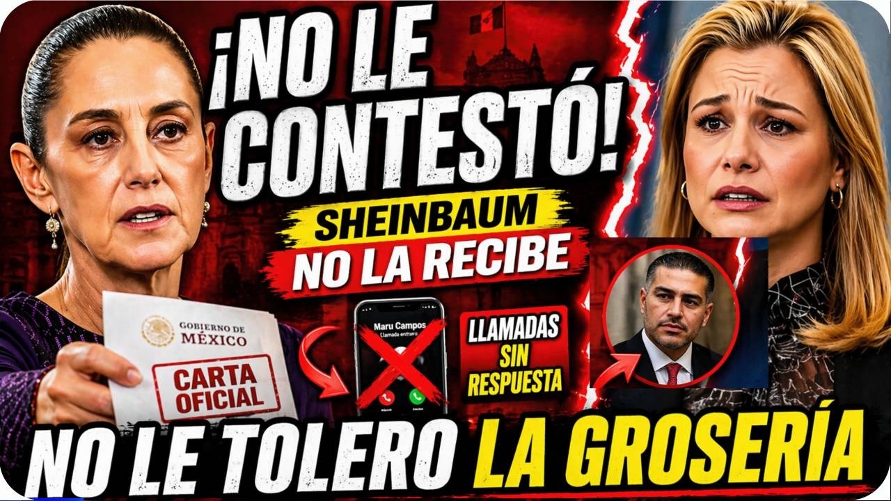 SHEINBAUM NO LE TOLERÓ LA GROSERÍA. LA MANDÓ AL CARAJO Y TENDRÁ QUE RENDIR CUENTAS. ESTO PASÓ.