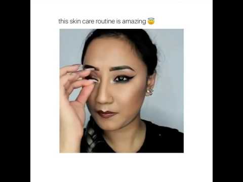 This skin care routine is amazing 😇