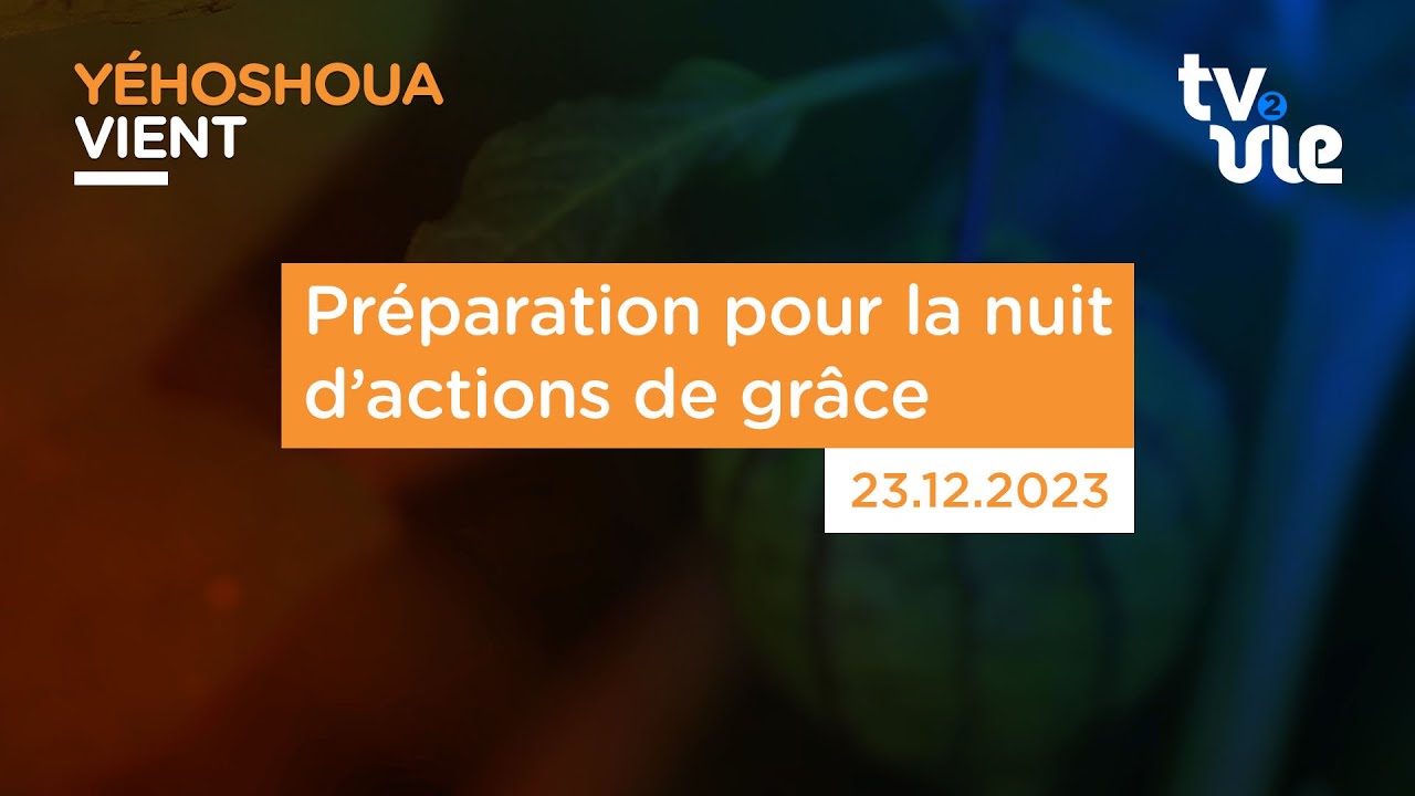 Thumbnail of video: Préparation pour la nuit d’actions de grâce