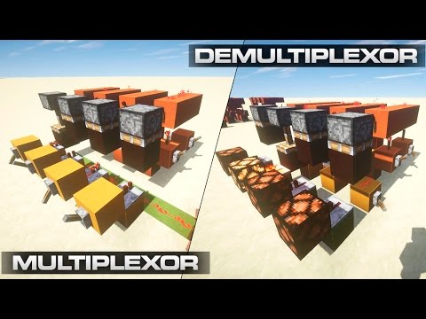 Advanced Redstone #2: Multiplexers and Demultiplexers - Minecraft