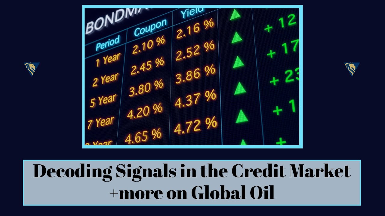 Credit Market Signals and the Global Oil Landscape
