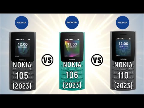 Nokia 105 (2023) vs Nokia 106 (2023) vs Nokia 110 (2023) || Full Comparison ⚡ Which one is Best...