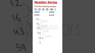Aptitude Questions for TCS NQT...Number Series Problems in Reasoning