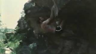 John Gill bouldering at age 45 from "On the Rocks" - movie