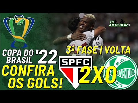 [Copa BR '22] 3ª Fase | Volta | São Paulo 2 X 0 Juventude/RS | Confira Os Gols! | TV ARTILHEIRO