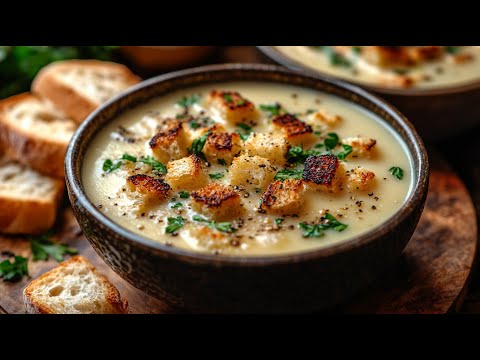 You've definitely never eaten garlic soup like this before!